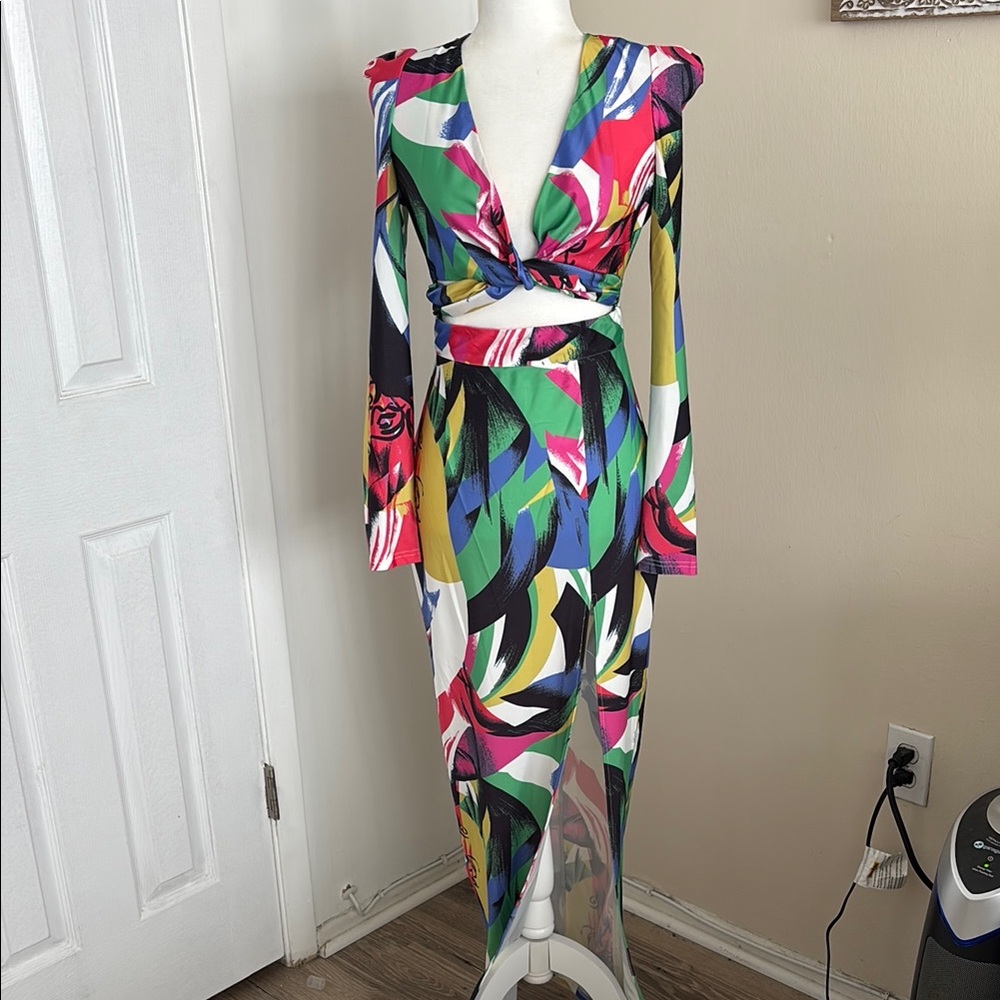 Multicolor Floral Women's Dress